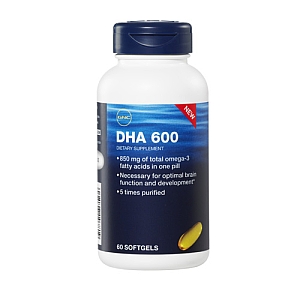 DHA  600- Omega-3 脂肪酸 (60顆)
