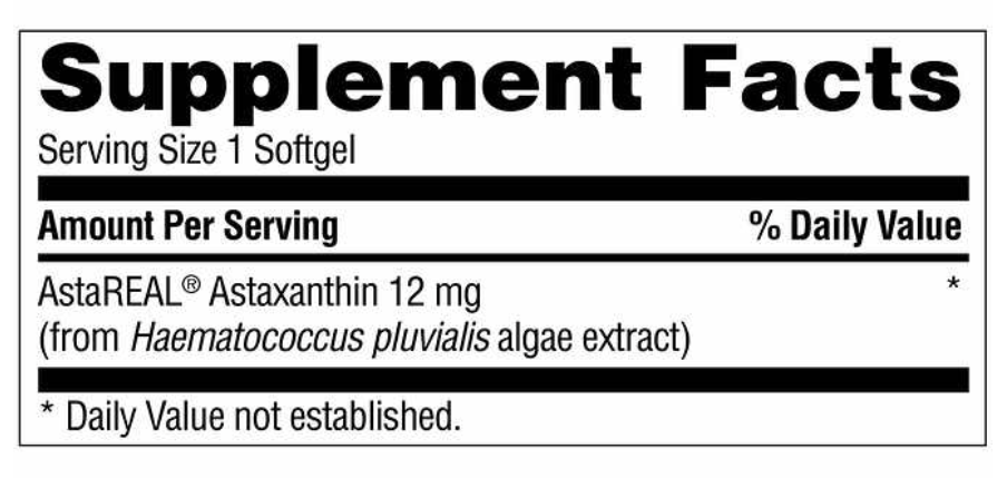 蝦紅素 Astaxanthin